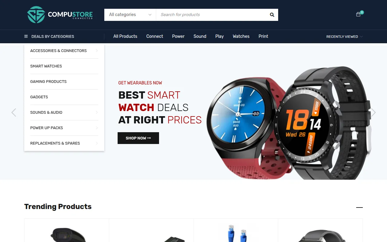 CompuStore — Tech Retail Storefront